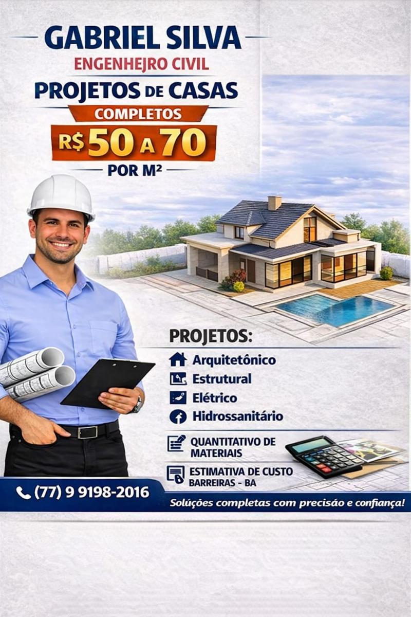 Imagem da galeria Engenheiro civil Gabriel Silva